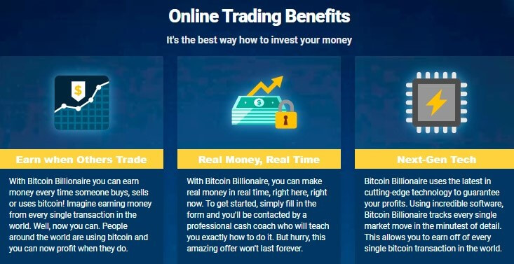 Online Trading Benefits On Bitcoin Billionaire